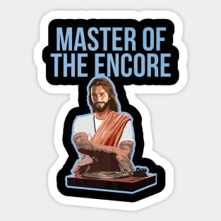 DJ Master Encore Music Jesus Lover Sticker